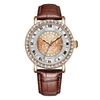 Rose gold white