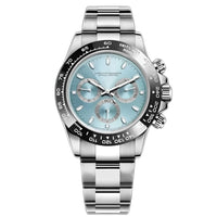 Silver / turquoise blue